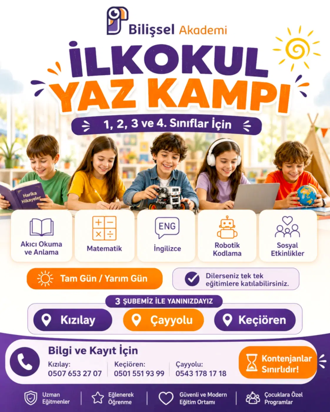 ilkokul yaz kampı ankara